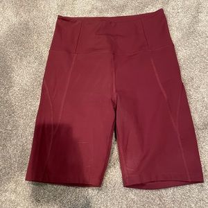 Girlfriend Collective Mulberry High-Rise Bike Shorts